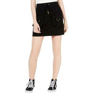 Planet Gold 100% Cotton Cargo Mini Skirt